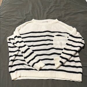 Striped Black and White Sweater